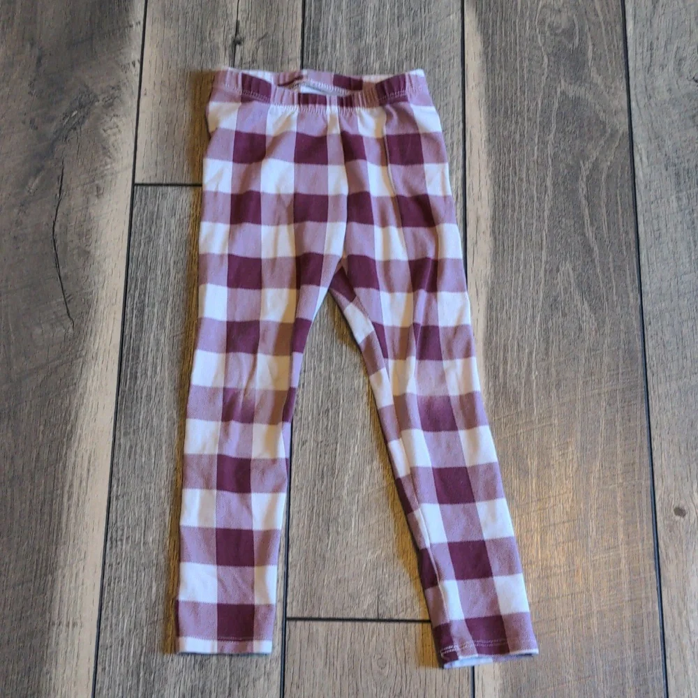 Cat & Jack Girls Plaid Pants 4T